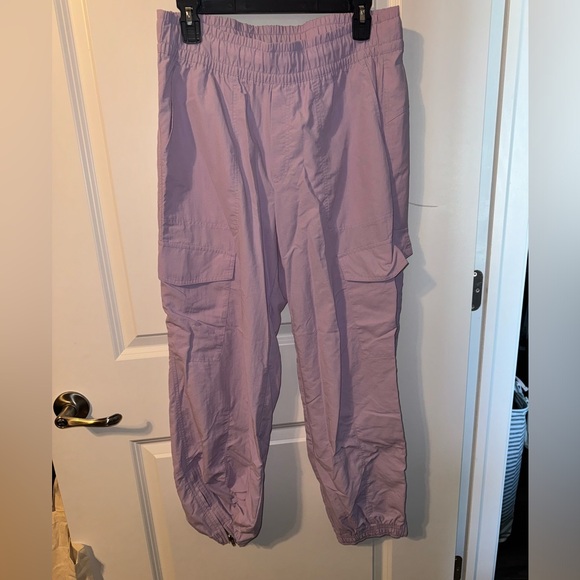 Light Purple Drawstring Pants - Picture 1 of 7